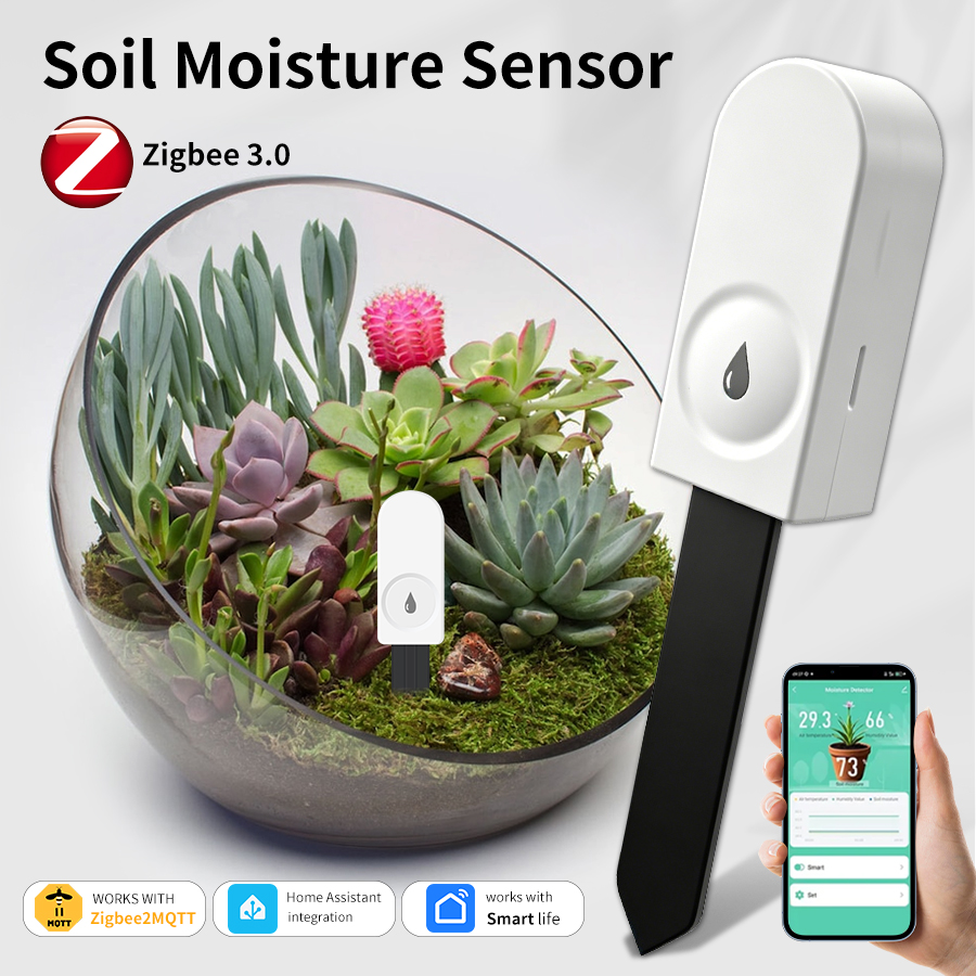 Smart Garden Zigbee - Sensor Inteligente de Humedad del Suelo