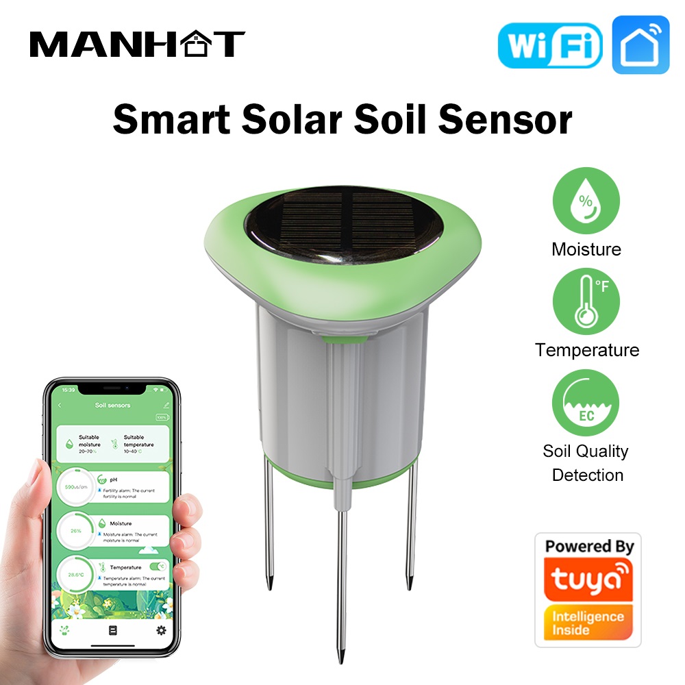 Smart Garden Irrigation - Sensor de Suelo Solar Inteligente WiFi