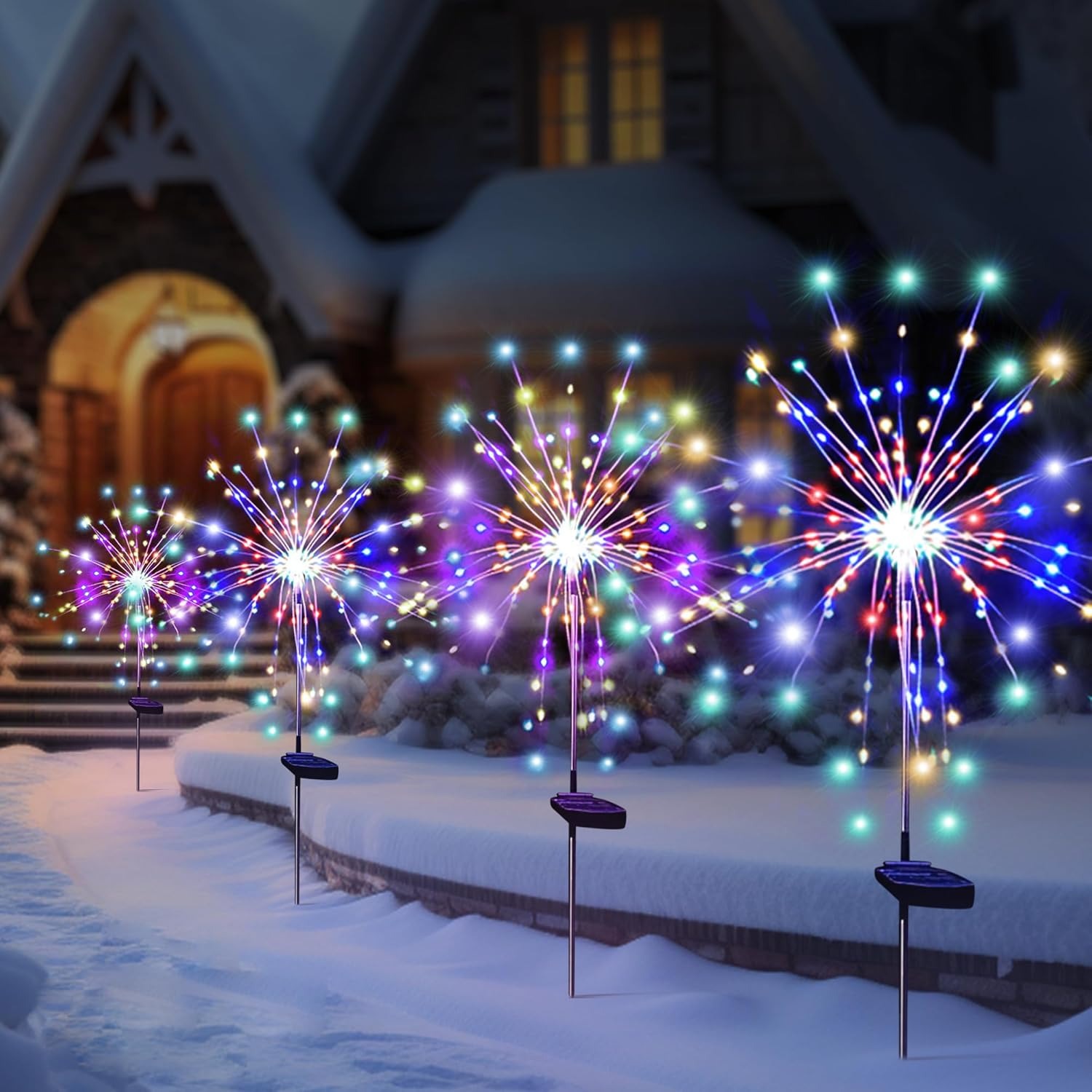Smart Garden Spotlights - Luces Solares LED de Fuegos Artificiales