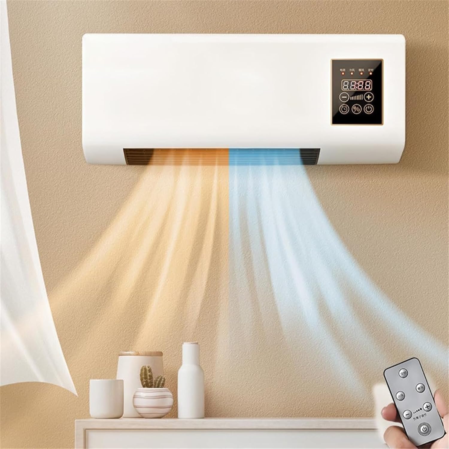 Smart Garden Offices - Aire Acondicionado de Pared/Calefactor Termoventilador -