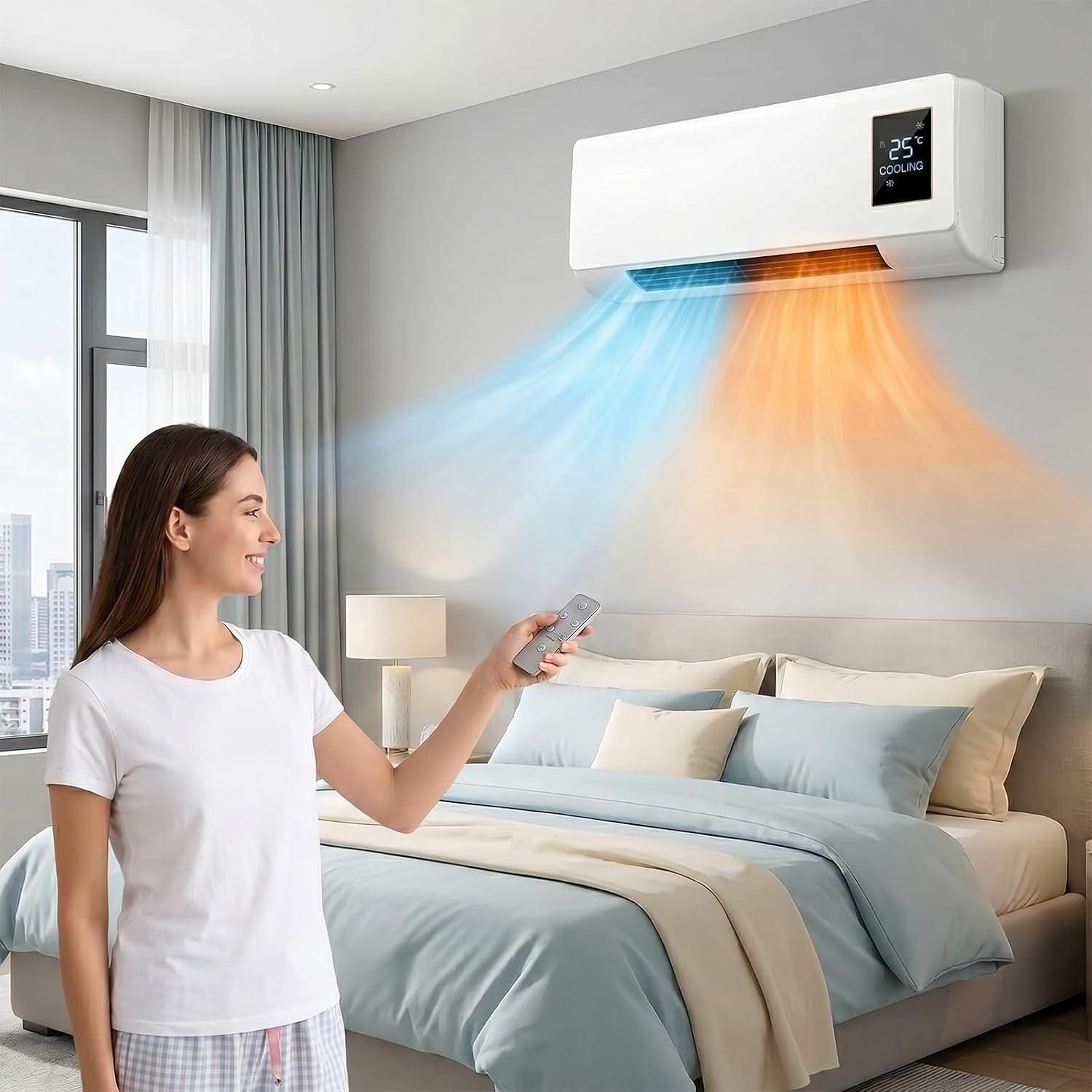 Smart Garden Offices - Ventilador de Aire Acondicionado Portátil de