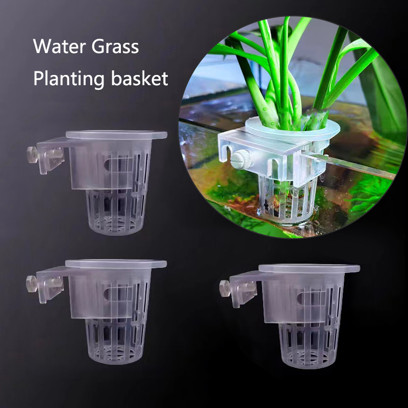 Hydroponic Grow Pod - Cesta de plantación de acuario, soporte