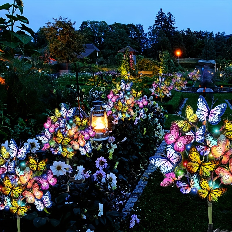 Luces LED solares de mariposa  - Smart Garden Spotlights reseña y precio