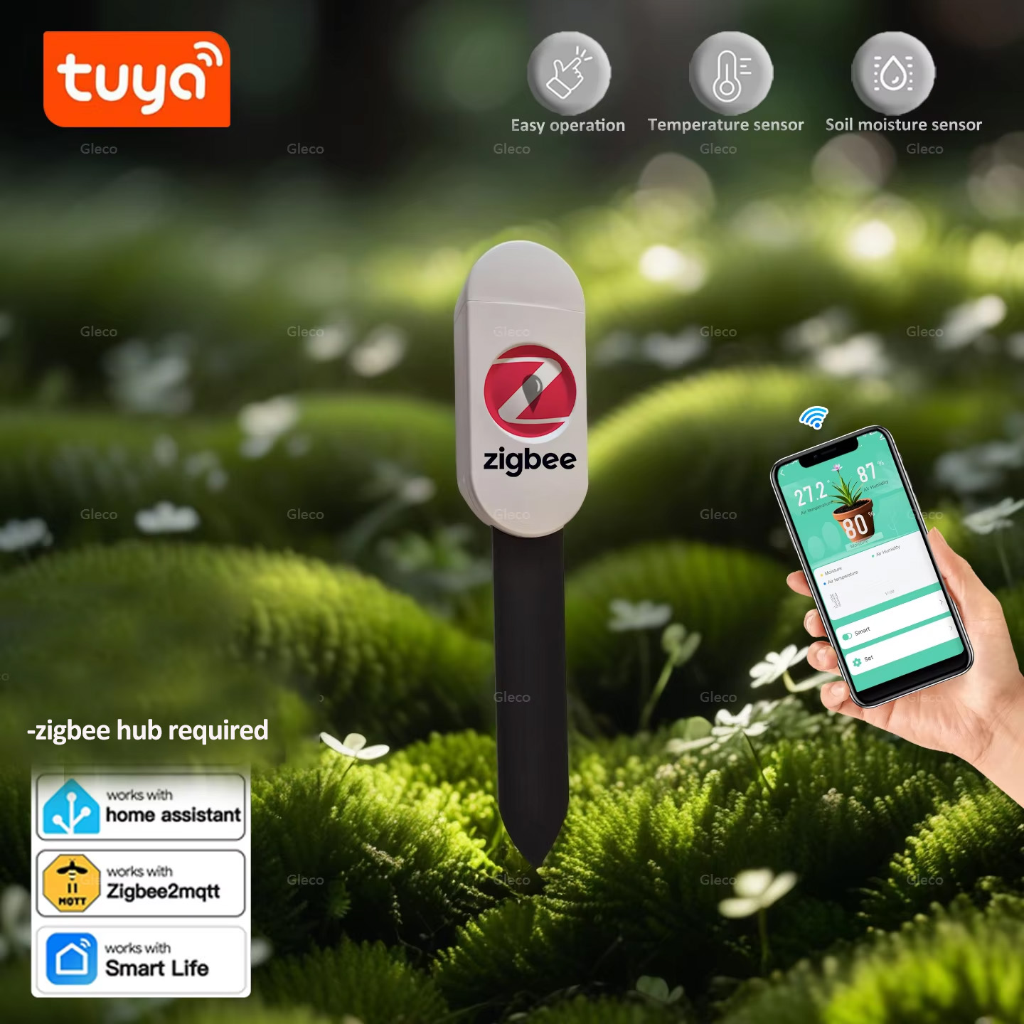 Medidor de Humedad del Suelo T - Smart Garden Zigbee reseña y precio