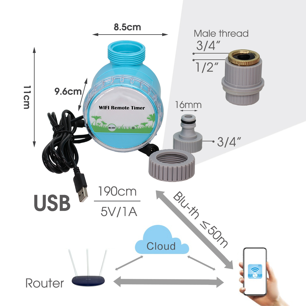 Sistema de riego inteligente p - Smart Garden Sprinkler reseña y precio