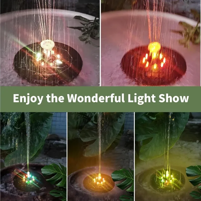 Luz de Fuente Solar giratoria, - Smart Garden Spotlights reseña y precio