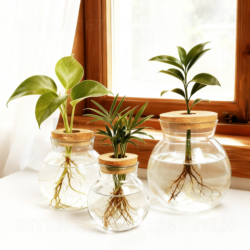 Florero de cristal para planta - Hydroponic Grow Pod reseña y precio