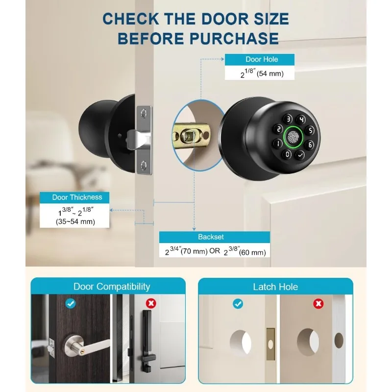 Perilla de puerta inteligente  - Smart Garden Offices reseña y precio
