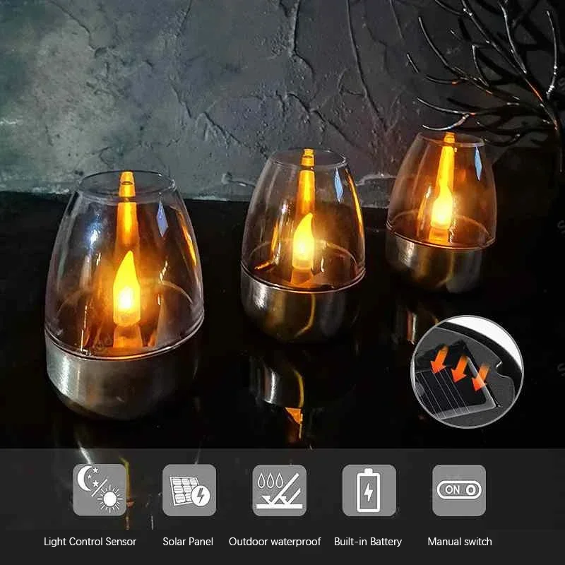 Velas solares LED de acero ino - Smart Garden Spotlights reseña y precio