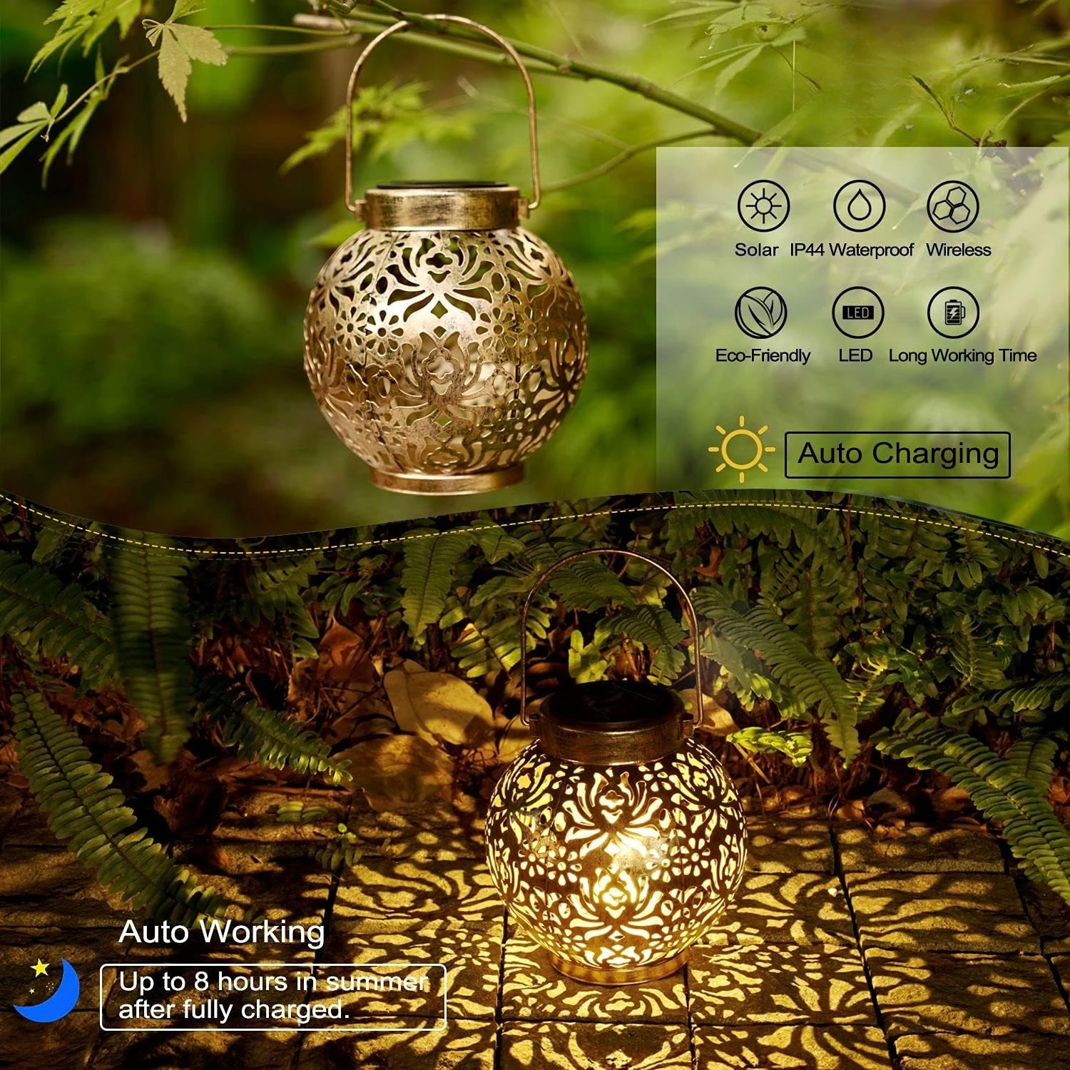 1-6 Lámparas Solares Marroquíe - Smart Garden Spotlights reseña y precio