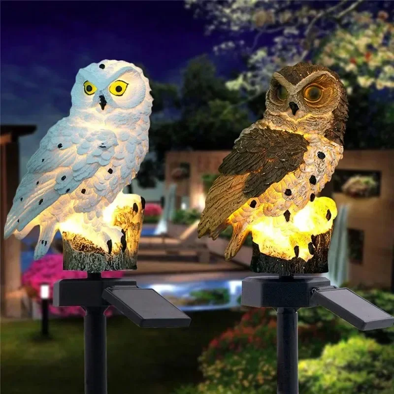 Lámpara Solar con Forma de Búh - Smart Garden Spotlights reseña y precio