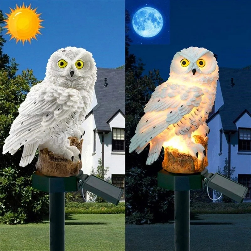 Lámpara Solar con Forma de Búh - Smart Garden Spotlights reseña y precio
