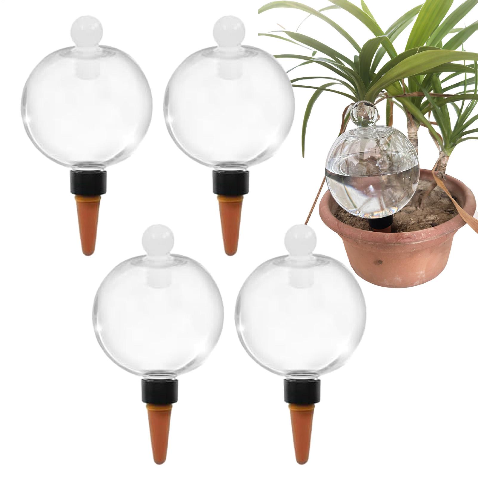 4 Bombillas de Riego Automátic - Plant Watering Globe reseña y precio