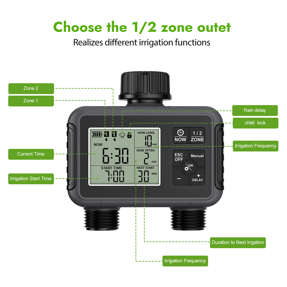Temporizador de Riego de Jardí - Smart Garden Sprinkler reseña y precio