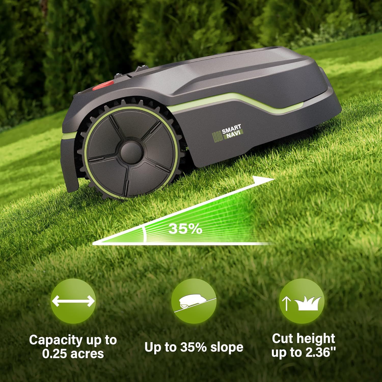 Cortacésped Robótico Inteligen - Smart Garden Trimmer reseña y precio