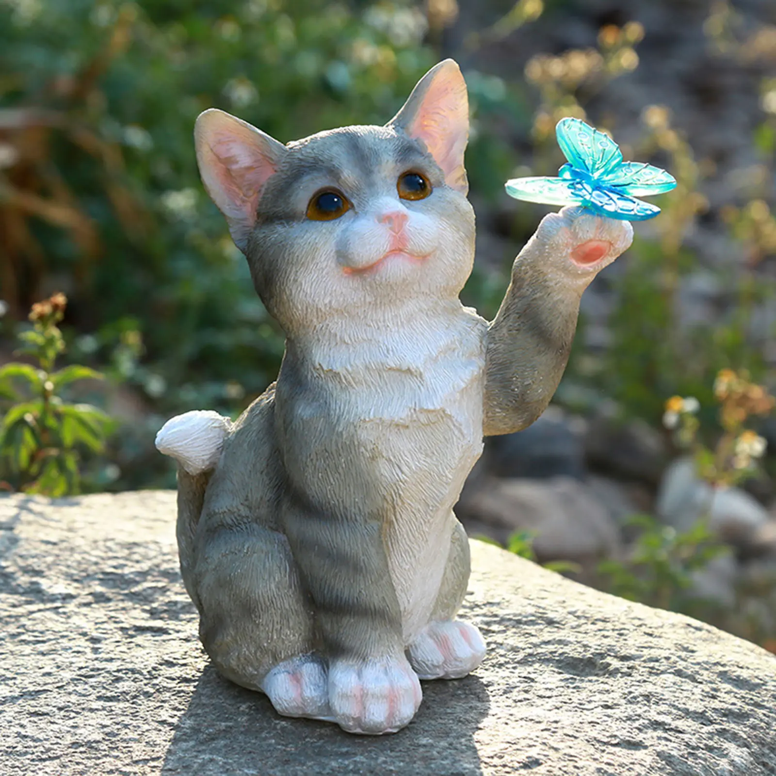 Escultura de gato al aire libr - Smart Garden Spotlights reseña y precio