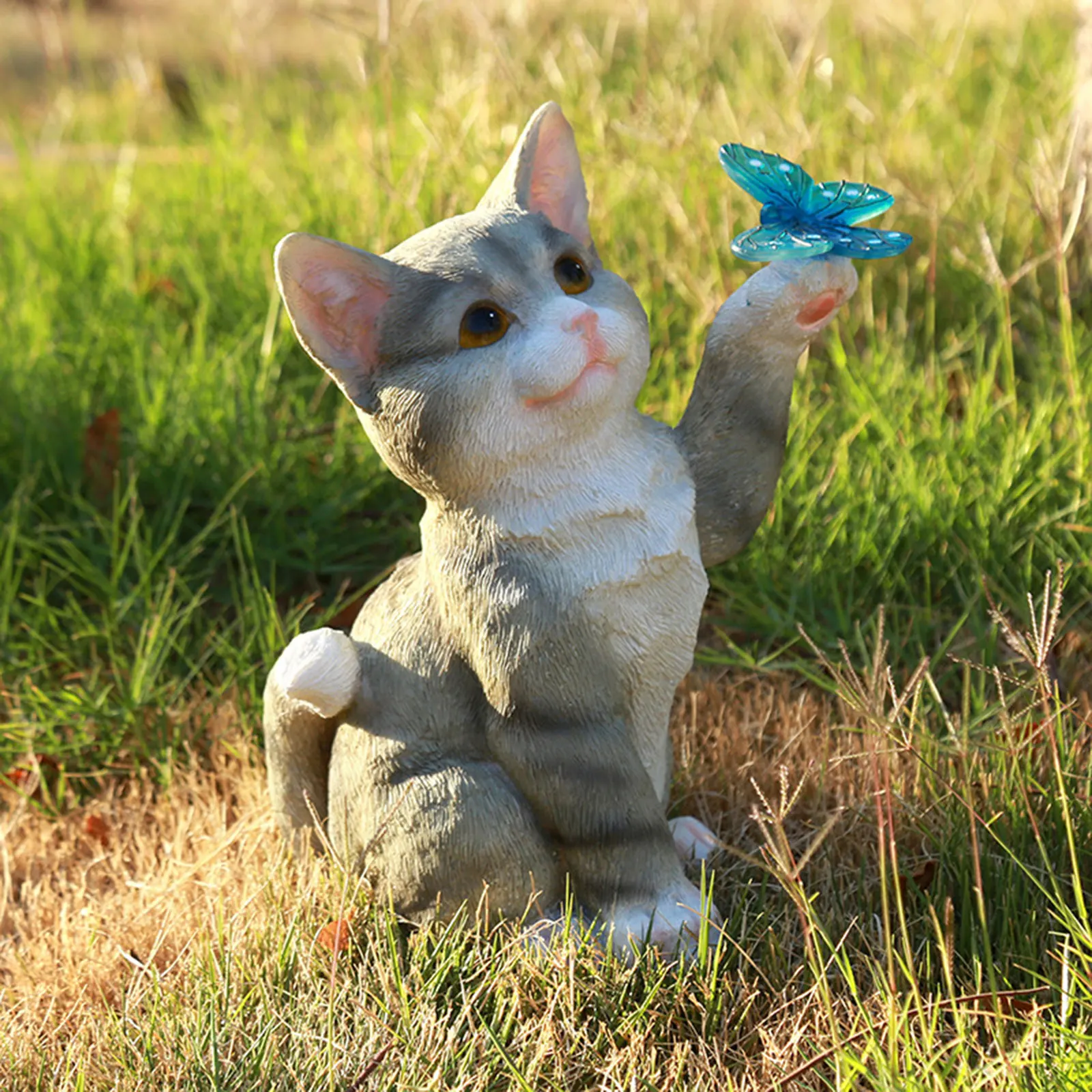 Escultura de gato al aire libr - Smart Garden Spotlights reseña y precio